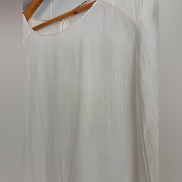 Club Monaco Cream Silk Blouse - Picture 3 of 6